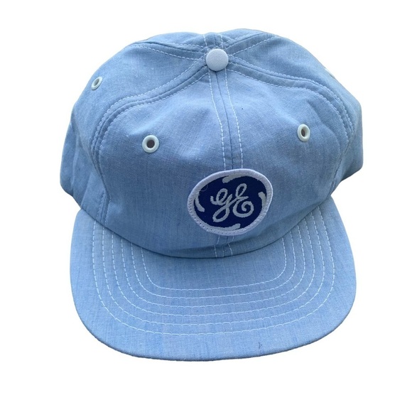 Baby Blue GE Vintage SnapBack Hat Made in USA